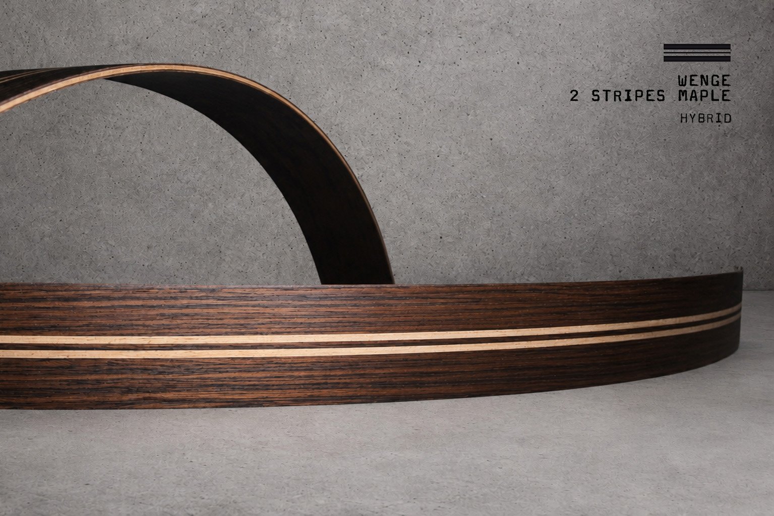 Hybrid / Wenge 2 Stripes Maple – Bild 5