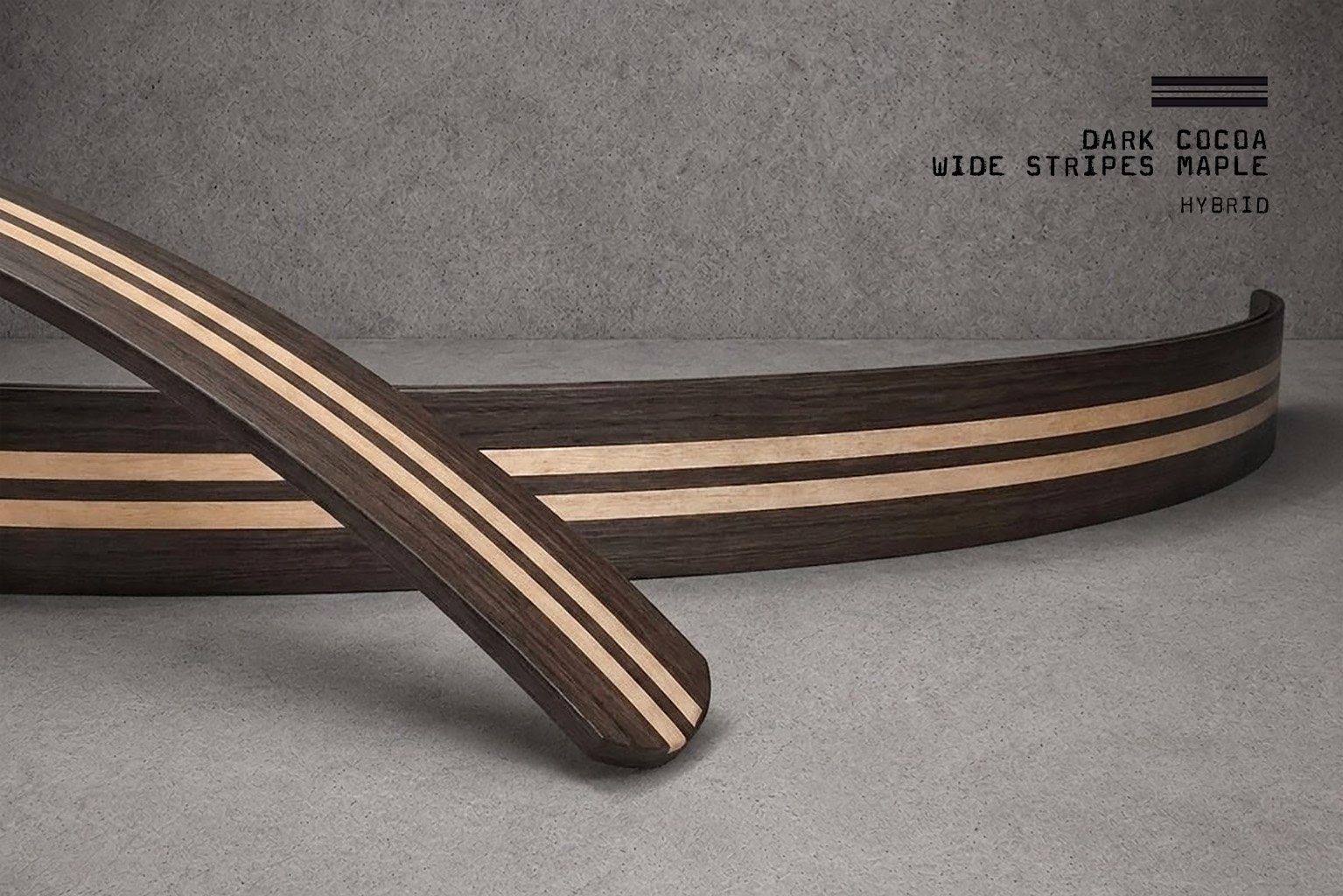 Hybrid / Dark Cocoa Wide Stripes Maple – Bild 3