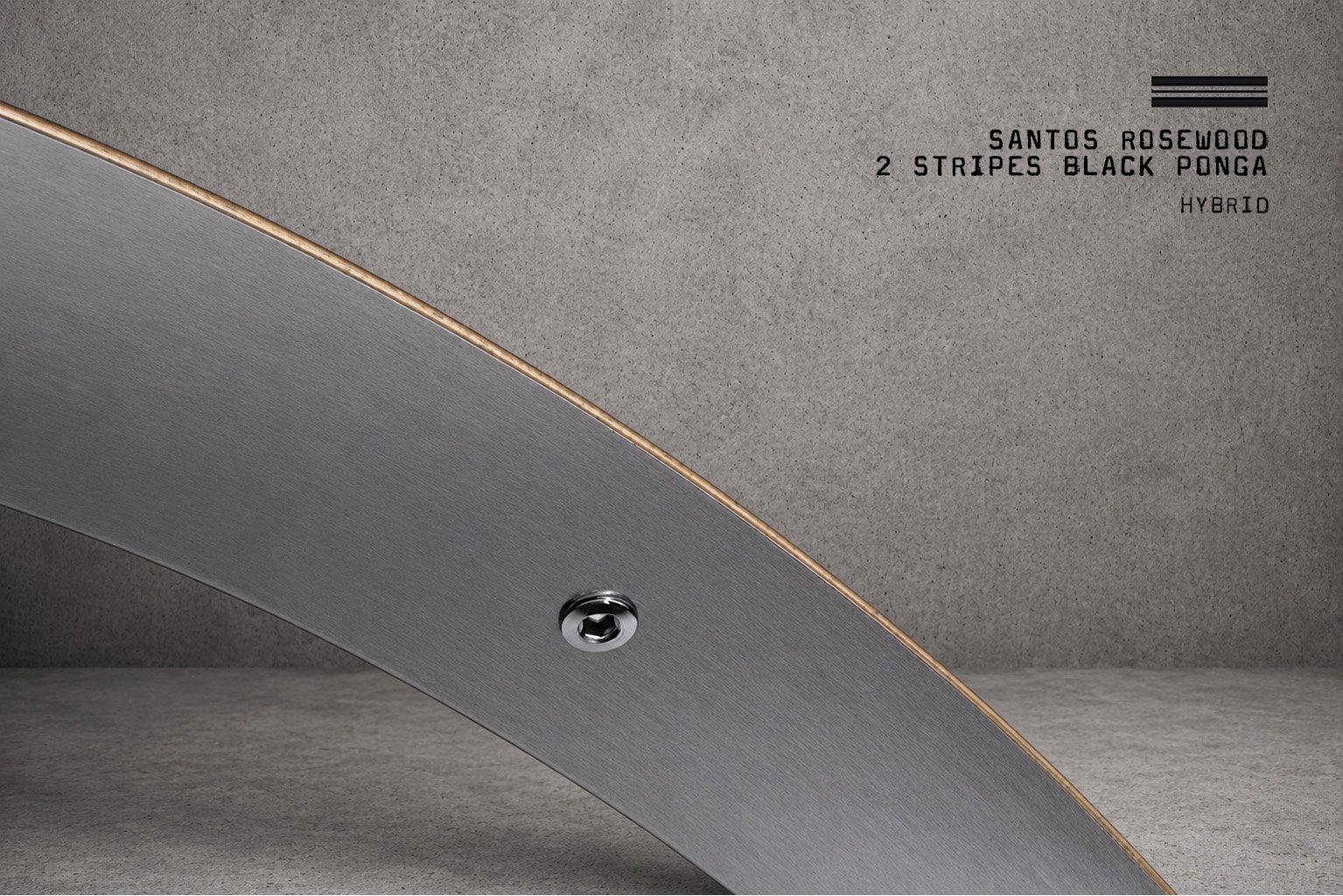 Hybrid / Santos Rosewood 2 Stripes Black Ponga – Bild 2