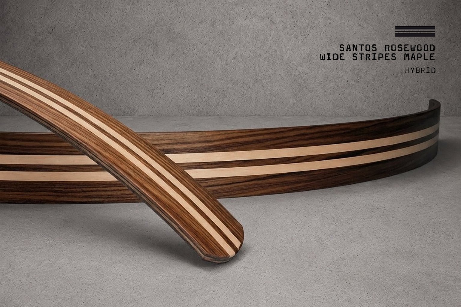 Hybrid / Santos Rosewood Wide Stripes Maple – Bild 3