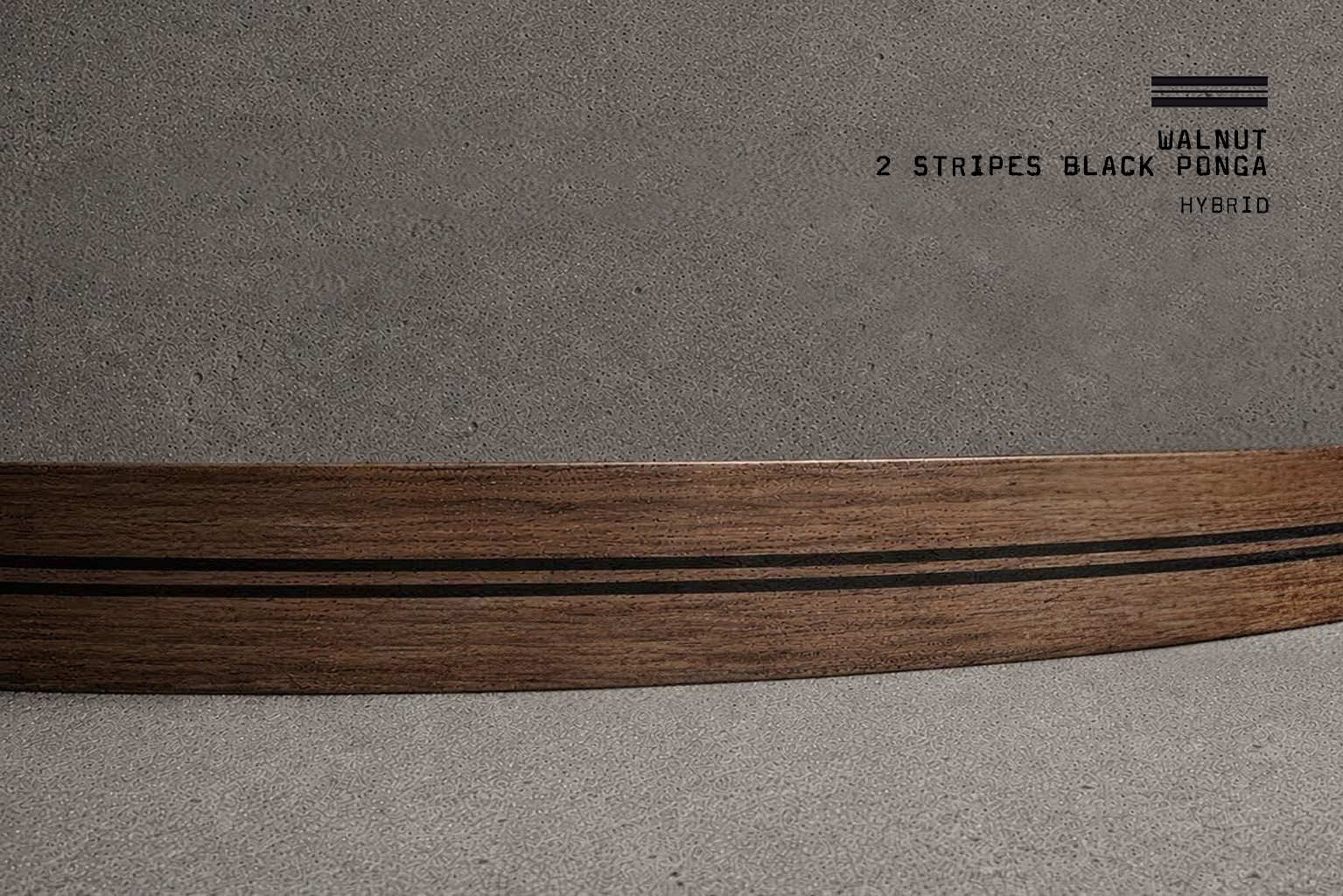 Hybrid / Walnut 2 Stripes Black Ponga – Bild 3