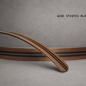 Hybrid / Walnut Wide Stripes Black Ponga