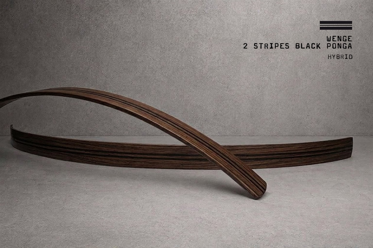 Hybrid / Wenge 2 Stripes Black Ponga