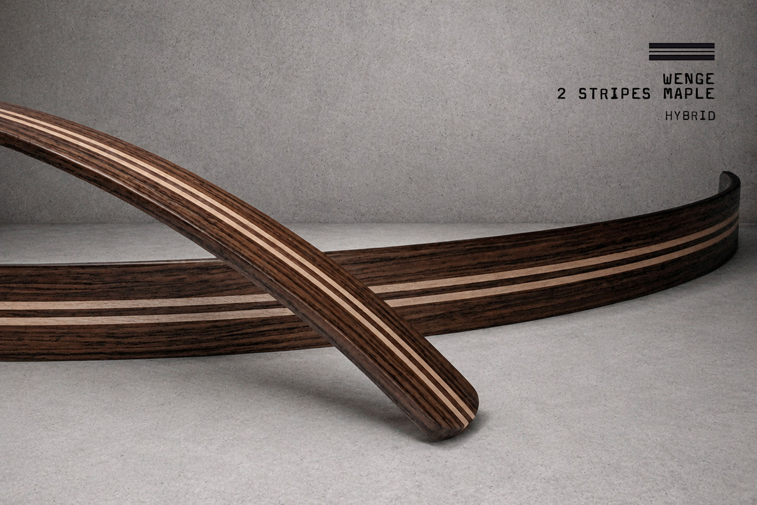 Hybrid / Wenge 2 Stripes Maple – Bild 3