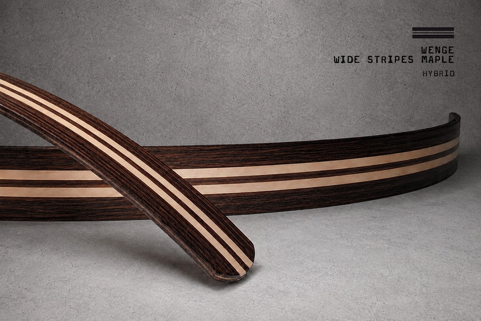 Hybrid / Wenge Wide Stripes Maple – Bild 3