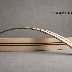 Wood / Maple 2 Stripes Black Ponga