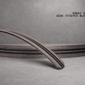 Wood / Smoky Grey Pear Wide Stripes Black Ponga