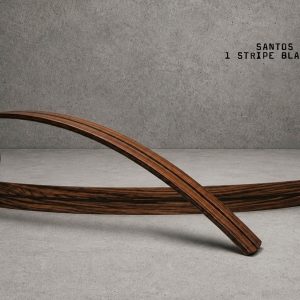 Wood / Santos Rosewood 1 Stripe Black Ponga