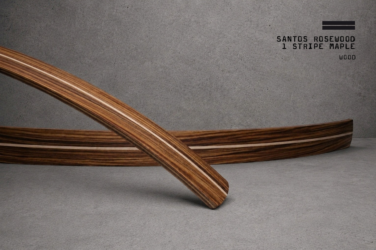 Wood / Santos Rosewood 1 Stripe Maple – Bild 2