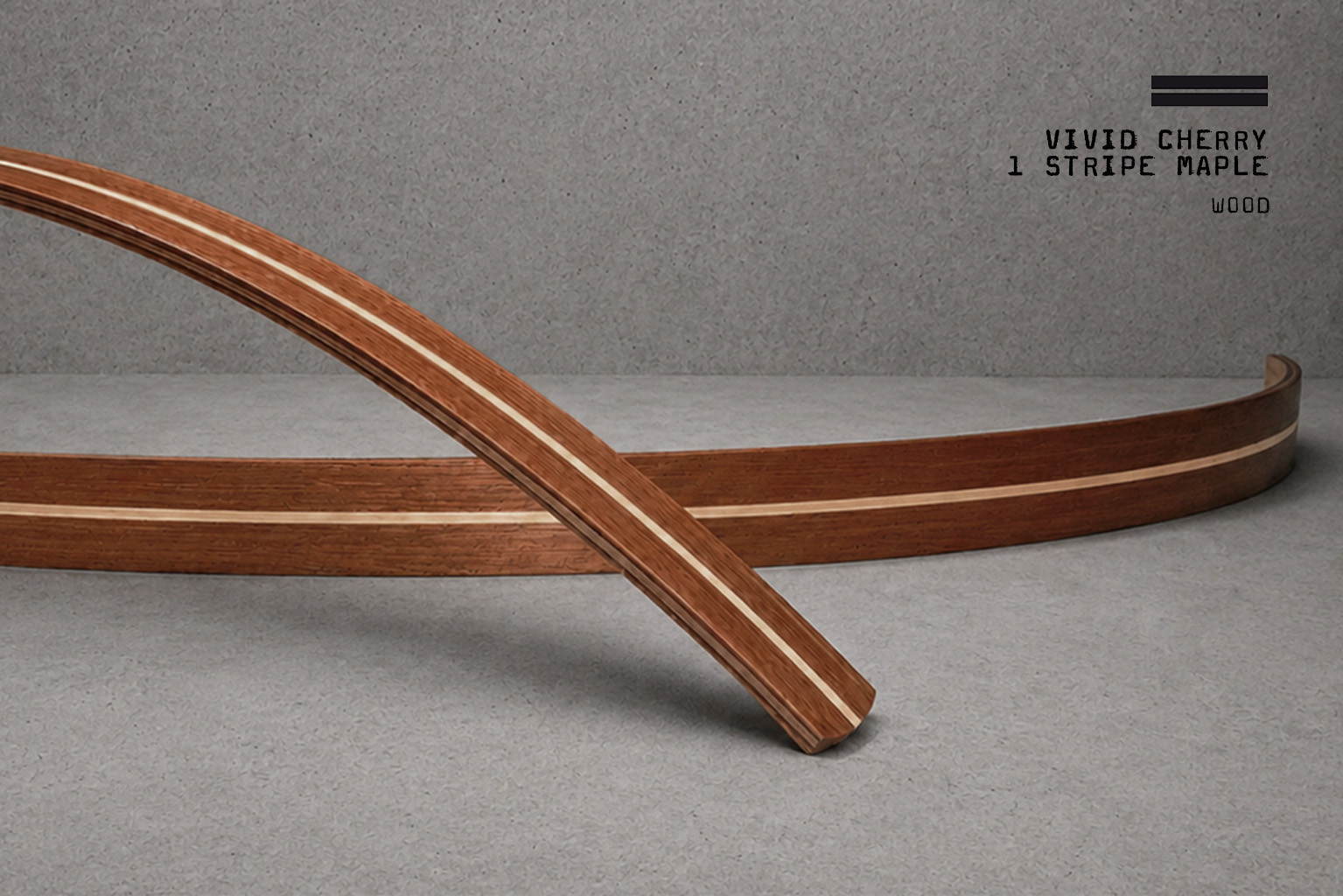 Wood / Vivid Cherry 1 Stripe Maple – Bild 2