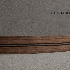 Wood / Walnut 2 Stripes Black Ponga